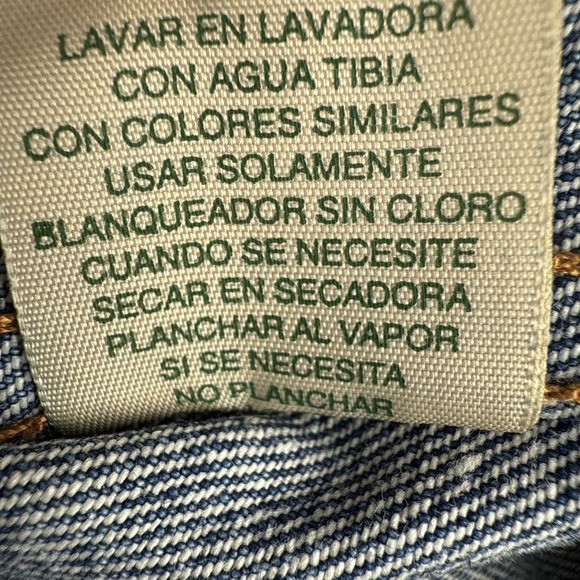 Vintage St‎ Johns Bay Denim Trucker Jacket Mens Large Tall Distress Fade - Picture 11 of 14